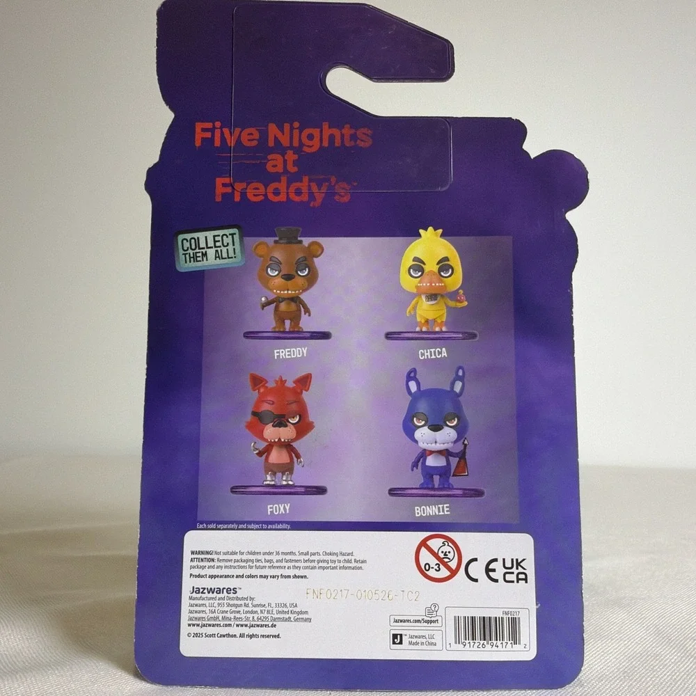 Five Nights at Freddy's Foxy 2in Figure Glowing Eyes Jazwares FNAF 2025